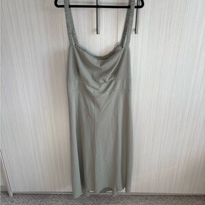Abercrombie & Fitch Light‎ Green Maxi Dress with Tie Back Size XXLP